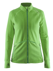 Craft full zip micro fleece jacket for damer med brodert Craft full zip micro fleece jakke med brodert eller trykket logo