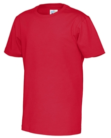 CottoVer Miljøvennlige t-skjorter Fairtrade trygge tekstiler økologisk bomull marine rød