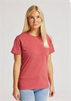 Cottover fairtrade t-skjorter for damer dusty red