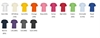 Cottover miljøvennlig t-skjorte med trykk av logo alle farger