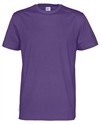 Cottover miljøvennlig t-skjorte med trykk av logo lilla
