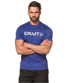 Craft Prime Tee herre t skjorte for løping med eller uten Craft løpe t skjorte med logo