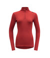 Devold-basic-genser-for-damer-med-glidelas-i-halsen-rod