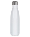 Drikkeflaske i stål hvit billig