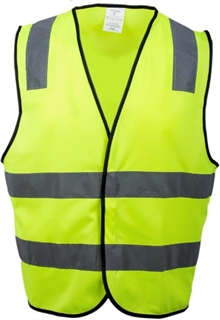 EN 471 klasse 2 godkjent  refleksvest Odense gul_Safety_gul