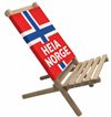 Festivalstol med trykk Heia Norge