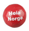Fotball med trykk av logo
