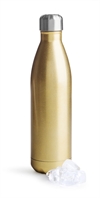 Gullflaske 750 ml fra Sagaform stålflaske med trykk av logo