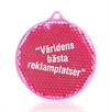 Harde reflkesbrikker med trykk av logo rosa