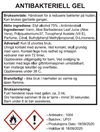 Antibakteriell gel 55 ml. 
