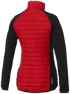 Jakke Banff Hybrid vattert jakke til dame rød bakside