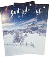 Julekort med trykk av egen logo og hilsen