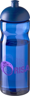 Klubben vannflaske blå med trykk av logo