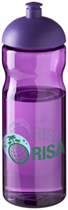 Klubbflaske vannflaske 650 ml med fullfargetrykk transparent lilla