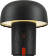 Kooduu-Sensa--PLay-oppladbar-lampe-med-JBL-hoyttaler-sort-med-lys-pa
