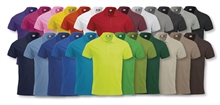 Lincoln Polo piuet poloskjorte tennisskjorter alle farger
