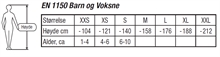 Refleksvest med glidelås for barn og voksne