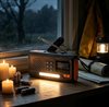 Nødradio Nytech med DAB+ og FM lommelykt og powerbank