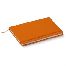 Notatblokk A5 med linjer orange