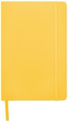 Notatblokk A5 med trykk av logo billig gul