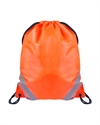 Orange gympose med refleks og trykk av logo