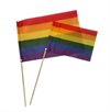 Pride håndflagg med trepinne
