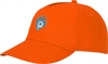 Profilcap med trykk av logo oransje
