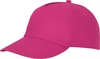 Profilcap med trykk av logo rosa