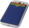RFID kortholder for mobiltelefon med trykk av logo blå