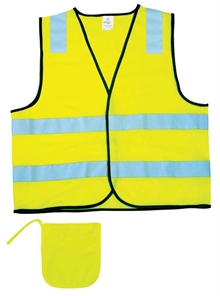 Refleksvest Odense_Safety_gul med trykk av logo