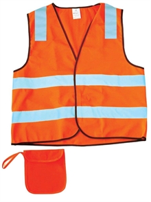 Refleksvest_Odense_680_Safety_orange med trykk av logo