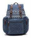 Ryggsekk Retro med mariusmønster blå