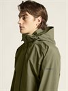 Skalljakke-Craft-Core-Explore-herremodell-brun-detaljer