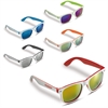 Solbriller med 2delt farge med trykk av logo billig