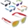 Solbriller med trykk av logo i fargerike farger - billige solbriller