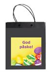 Sort gavepose med påskemotiv