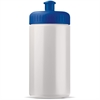 Sportsflaske Basic 500 ml vannflaske med trykk av logo billig 98795 blå og hvit