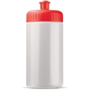 Sportsflaske Basic 500 ml vannflaske med trykk av logo billig 98795 rød og hvit