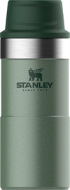 Stanley One Hand Trigger Action termokopp med logo grønn