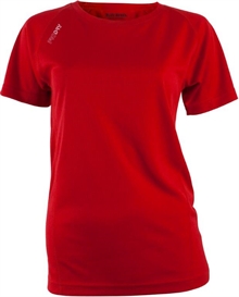T-skjorte for løping damemodell Swan rød billig