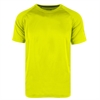T-skjorter for løping med trykk av logo Nyxx No1 safety gul