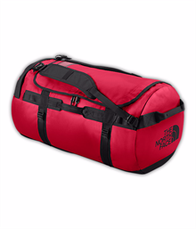 The North Face Base Camp Duffelbag M rød sort