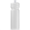 Vannflaske 750 ml med trykk av logo transparent hvit