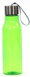Vannflaske-i-hardplast-med-trykk-av-logo-transparent-limegronn