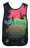 Vester med fullfargetrykk Robin Hood teater 2018