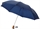 paraply Color semmenleggbar med trykk av logo blå